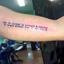 The sisterhood of slaves pt. She Is Clothed In Strength Dignity Laughs Without Fear Of The Future P Proverbs Tattoo Laughs Without Fear Of The Future Clothed In Strength And Dignity