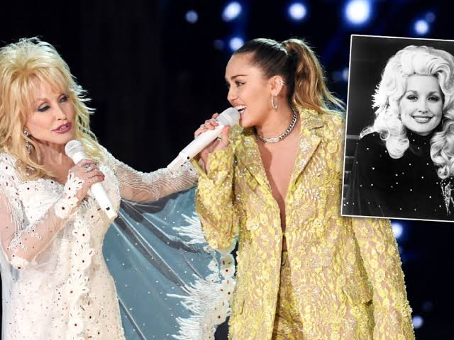 Miley Cyrus visits studio while mourning 'Aunt Dolly' Parton