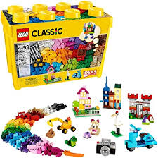 Juego tipo lego policia y ladrones. Lego Caja De Bricks Creativos Grande Amazon Com Mx Juguetes Y Juegos