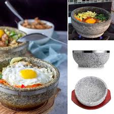 Buy Mdluu 2 Pcs Dolsot Bibimbap Bowl 32 Oz Granite Stone Bowl With Wood Base Dolsot Pot For Korean Soup Rice And Stew Online In Vietnam B085vwtfcq
