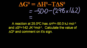 The δg (gibbs free energy change) of a system at equilibrium is 0. 15 2 Two Ways To Work Out Delta G Hl Ib Chemistry Youtube