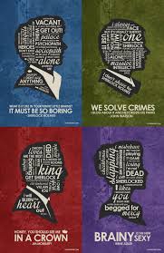 For this list, we're counting down the best, most memorable, most iconic and cleverest quotes from the acclaimed bbc drama, sherlock. My Bbc Sherlock Quote Poster Set Took Me Almost A Year To Finally Finish It Www Outnerdme Com Sherlock Quotes Sherlock Wallpaper Sherlock Poster