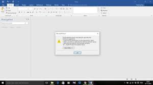 Fix Word Experienced An Error Trying To Open The File In Ms Office Youtube