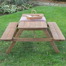 Oso Solid Wood Picnic Table Conjunto De Mesa Mesa Conjunto De