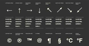 I want to display it on a label. Html Arrow Symbols Entities And Codes Toptal Designers