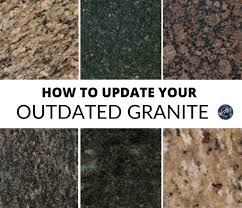 The least common granite colors are intense shades of red, blue, and green. How To Update Your Older Granite Countertops Kylie M Interiors