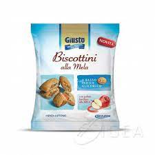 I biscotti senza zucchero si possono consumare a colazione perché perfetti da inzuppare nel latte o anche come spuntino spezzafame. Giusto Biscottini Alla Mela Senza Zuccheri E Senza Lattosio 200 G