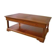 table basse merisier cdiscount maison