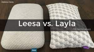 Pillow Reviews Leesa Vs Layla Youtube