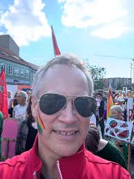 Fin pridemarkering i Regi av @fredrikstad_pride_official 🏳️‍🌈🌹