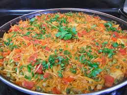 Vegan Fideua Noodle Paella From Spain Recipe Raw Food Recipes Vegan Spanish Recipes Recipes