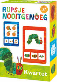 Rupsje nooitgenoeg eten verschillende suggesties met de kaartjes: Rupsje Nooitgenoeg Kwartet Abcakids Nl