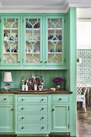 These nine spaces make a case for living colorfully. 5 Best Green Kitchen Cabinets Ideas