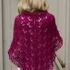 Chakra prayer shawl free knitting pattern. 1