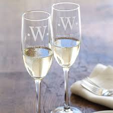 Crystal wine glasses crystal glassware champagne glasses crystal champagne waterford crystal maid of honor speech toasting flutes wedding toasts crystal wedding. Wedding Day Toasting Flutes Set Of 2 Williams Sonoma