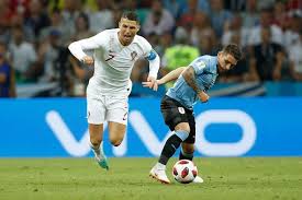 Uruguay be playing like atletico madrid. World Cup Result Uruguay 2 1 Portugal Cristiano Ronaldo And Lionel Messi Exit Tournament Football Sport Express Co Uk