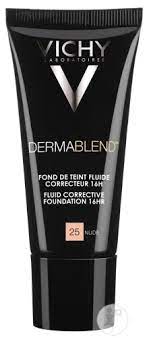 4.30 out of 5 stars (145 reviews) dermablend. Vichy Dermablend Teint Korrigierendes Make Up Fluid 25 Nude Tube 30ml Newpharma