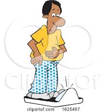 Cartoon Black Man Standing On A Scale And Realizing He Gained Weight By Johnny Sajem 1625467 Here you can explore hq weight gain transparent illustrations, icons and clipart with filter setting polish your personal project or design with these weight gain transparent png images, make it even. scale and realizing he gained weight