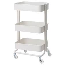 Metal kitchen trolley ikea rugs 9x12. Raskog White Trolley 35x45x78 Cm Ikea