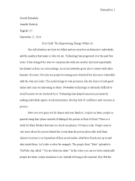 Anda tidak semestinya perlu bertindak seperti seorang. First Draft English 105 Social Media Popular Culture Media Studies