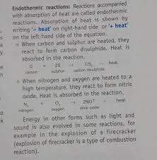 Explain The Following Terms Withexamplesa Endothermic Reactionb Combination Reactionc Balanced Brainly In