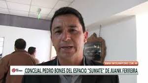 ASUMIÓ COMO CONCEJAL PEDRO BONES DEL ESPACIO "SUMATE" DE JUANK FERREIRA