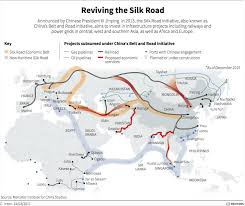 One Belt One Road Land Sea Routes Silk Road Europe China