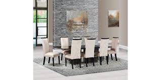 Dining tables & chairs 3. Meridian 9 Piece Dining Room Suite Bradlows