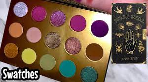 Lunar Beauty Moon Spell Palette Swatches Youtube