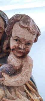 Szűz Mária fa szobor