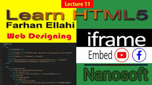 Html5 Iframe Embed Youtube Video Facebook Post Lecture 11 Nanosoft Lecture Facebook Posts Youtube Videos