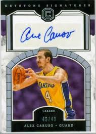 Facts famous name alex caruso father mike caruso alex caruso is an american professional basketball player player who plays in the national. Future Watch Alex Caruso Rookie Basketball Cards Lakers Go Gts