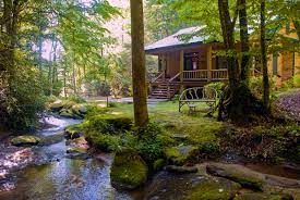 Crocker cabins are in the town of trout river in the south sector of gros morne national park. Trout House Falls Luxury Waterfront Vacation Rentals Blue Ridge Parkway