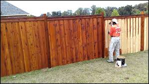 Best Way To Stain A Fence Fence Stain Wood Fence Cedar Fence Stain