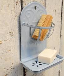 Porte Savon A Suspendre En Metal Emaille Blanc 2 Niveaux 15 Decoclico Porte Savon Accessoires Salle De Bain Savon
