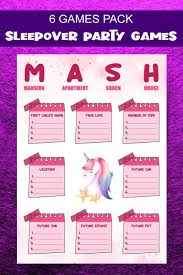 Fun Things To Do At A Teenage Birthday Party Girls Slumber Party Games Bundle Girls Slumber Party Pajama Party Girls Birthday Party Slumber Party Games 147 In 2020 Fun Sleepover Ideas Birthday Sleepover Ideas Girls Slumber Party