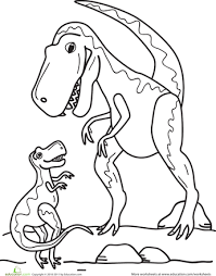 Like, for instance, the fact that the t. T Rex Family Worksheet Education Com Dinosaur Coloring Dinosaur Coloring Pages Animal Coloring Pages