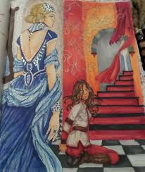 Red Queen Coloring Book Red Queen Red Queen Fan Art Mare Barrow Fan Art The Sentinels Look Crappy But The Artist Did Red Queen Red Queen Victoria Aveyard Color