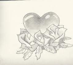 When i browse books for a reference picture, i keep a lookout for a very clear picture. Pin By Philicity M On Hearts Roses Drawing Heart Drawing Drawings