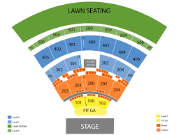 Darien Lake Performing Arts Center Seating Chart And Tickets