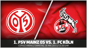 Spielschema der begegnung zwischen 1. Vorschau 1 Fsv Mainz 05 1 Fc Koln 33 Spieltag Bundesliga
