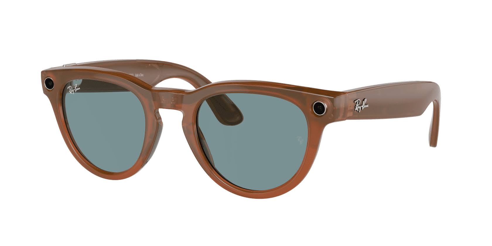 Ray-Ban Meta Smart Glasses – Transparent Brown Wayfarer product image