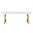 Find midway restaurants in the south suburbs area and other. Modway Sector 87 Cross Base Dining Table In White And Gold Eei 3034 Whi
