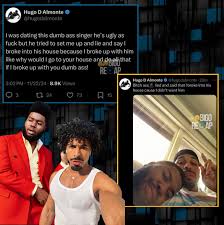 𝘿𝙪𝙢𝙯 𝙀𝙨𝙦. on X: I am just disappointed that a big A list celebrity  like Khalid will stoop soo low to date some one like Hugo D Almonte. Some  one who can