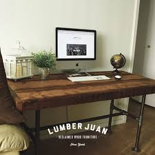 Table A Manger En Bois Recupere Bureau Reclaimed Wood Dining Table Desk In Living Room Wood Dining Table
