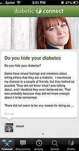 On diabetic connect, patients who suffer from diabetes can gather to help each other, find answers, and share information and news. Healthcare Watch Pm360