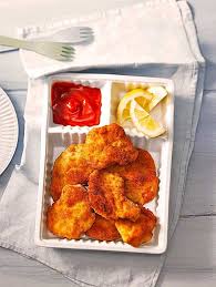 Hahnchenschnitzel Mit Zitronenpanade Rezept Rezepte Hahnchen Schnitzel Kochrezepte