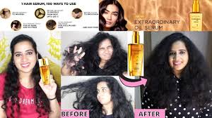 It also makes your hair more manageable. L Oreal Paris Extraordinary Oil Hair Serum Review Demo How To Use It Price Side Effects Worth Youtube