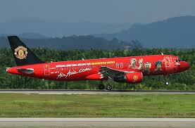Airasia Airbus A320 Man U Airbus Air Asia Airplane Decor