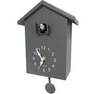 WALPLUS Modern Cuckoo Clock Bird Clock That Sings on Hour Coo Coo Clocks  for Wall with Bird Cuckoo Clock Pendulum